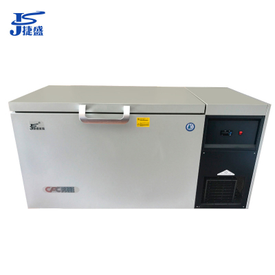 捷盛(JS)DW-86W480 -86℃480升 卧式大型超低温冷柜实验汽车零件钢材工业试验深低温冰柜干冰保存箱