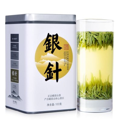 峨眉雪芽银针100克单芽绿茶茶叶春茶