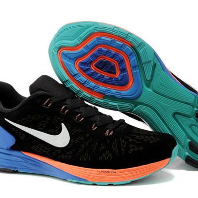 nike耐克2016秋冬新款登月6代lunarglide 6男女情侣翻毛皮跑步鞋 灰月