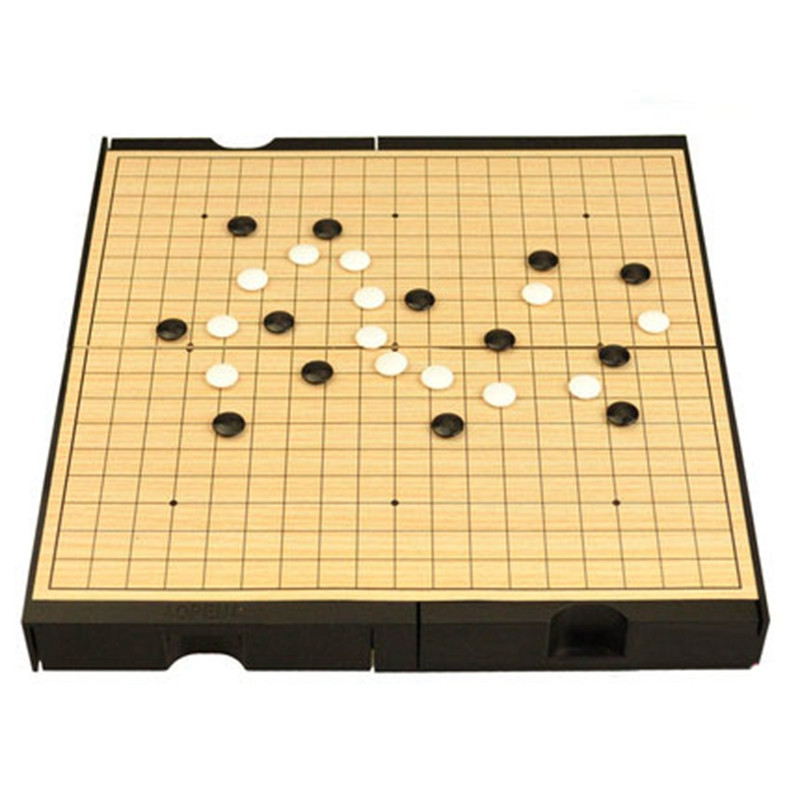 大棋盤2合1十九路圍棋中國象棋套裝磁性摺疊雙面棋