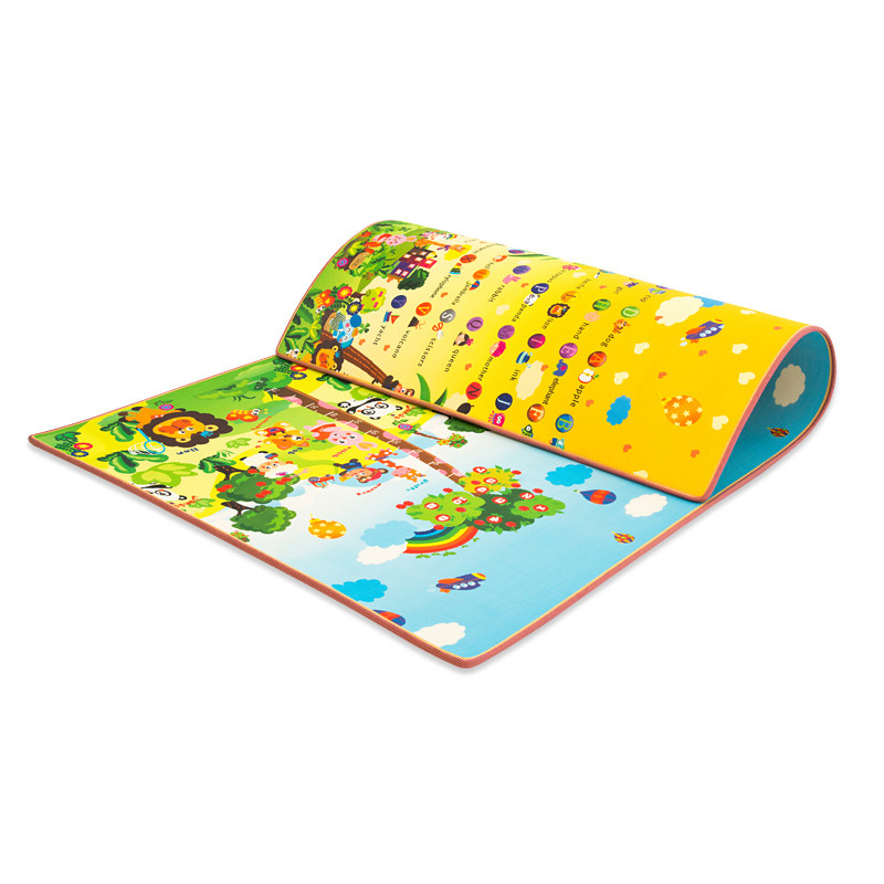 彩田迪士尼宝宝xpe爬行垫婴儿爬爬垫加厚2cm泡沫地垫 小狮子双面超大