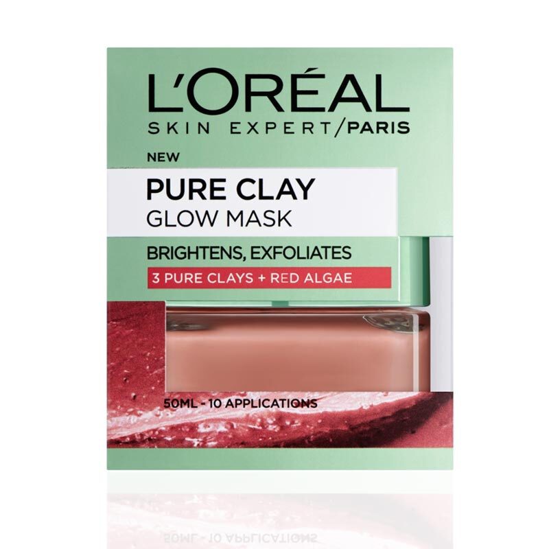 loreal欧莱雅女士矿物净化泥面膜 补水保湿深层清洁收缩毛孔去黑头