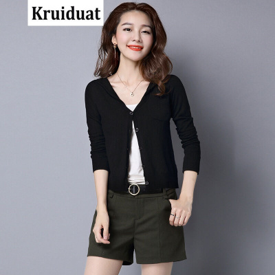 Kruidvat2017春季新款短款韩版连帽短外套