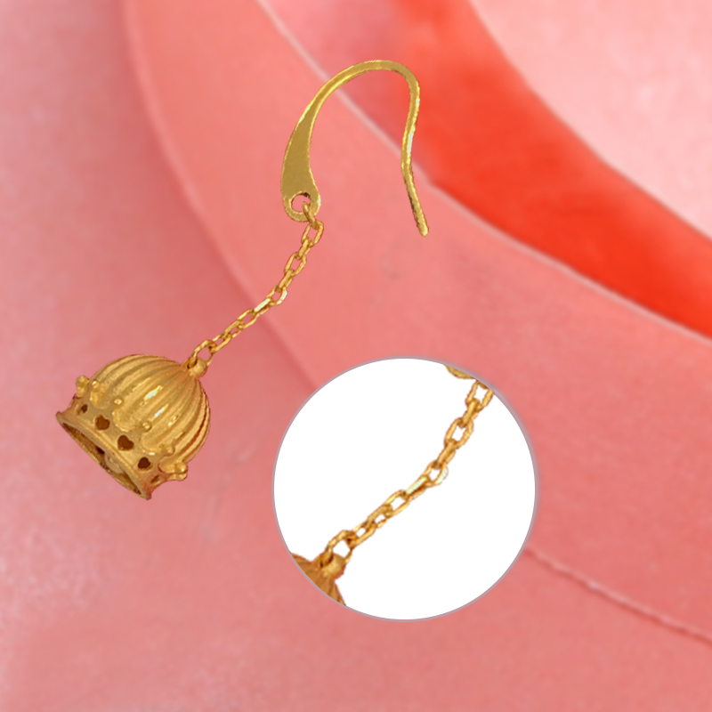 兴百轩兴百轩小金铃999足金耳饰