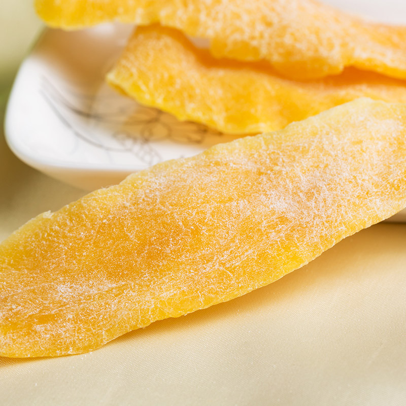 青原嘉禾 果干蜜饯休闲特产健康零食新鲜果脯芒果干500g