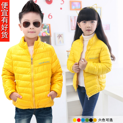 冬季儿童棉服男童女童冬装棉服加绒小孩棉衣特价棉袄外套潮