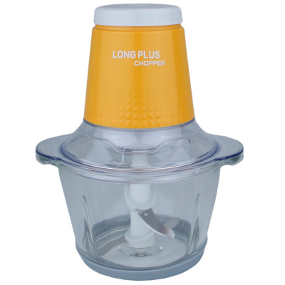 长柏(LONG PLUS) FC-5320 绞肉机 家用电动多功能玻璃绞馅绞菜碎肉打肉蒜泥机小型料理机