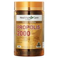 【澳洲进口】Healthy Care 蜂胶软胶囊 排毒养颜 调节三高 200粒