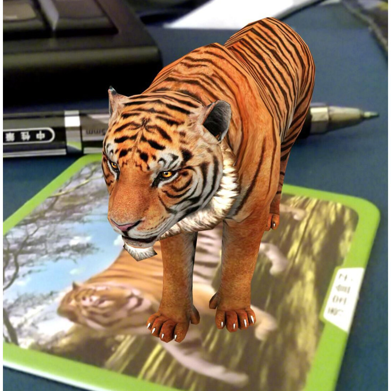 秀宝盒子 3d认知卡 ar立体儿童早教看图识字卡片魔法口袋玩具 礼包80