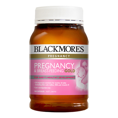 BLACKMORES 澳佳宝 孕妇黄金营养素 180粒/瓶 澳洲进口 含叶酸 复合维生素