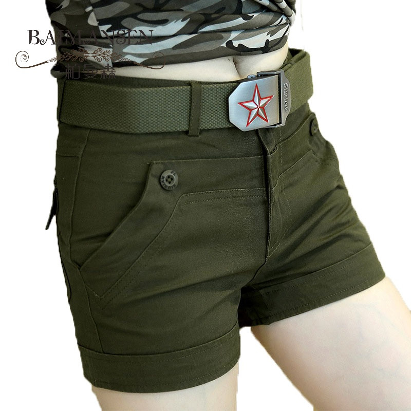 运动户外军迷07式春季夏季迷彩服军绿色修身短裤户外休闲军装迷彩裤