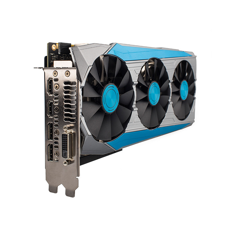 华硕(asus)dragon gtx1070-o8g显卡 华硕非公版龙骑士三风扇