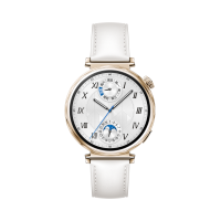 华为/HUAWEI WATCH GT5(41mm)珍珠白 复合素皮表带 智能手表 蓝牙电话 腕上微信 健康监测 100+运动模式 5ATM防水 音乐播放 NFC公交门禁 无线充电