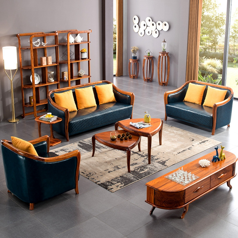 muwuzi木屋子家具北欧实木沙发乌金木沙发组合客厅家具实木现代高端