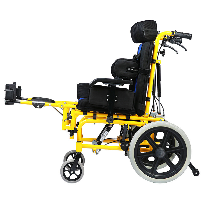 长寿泉脑瘫轮椅可折叠便携式轮椅车康复儿童轮椅车