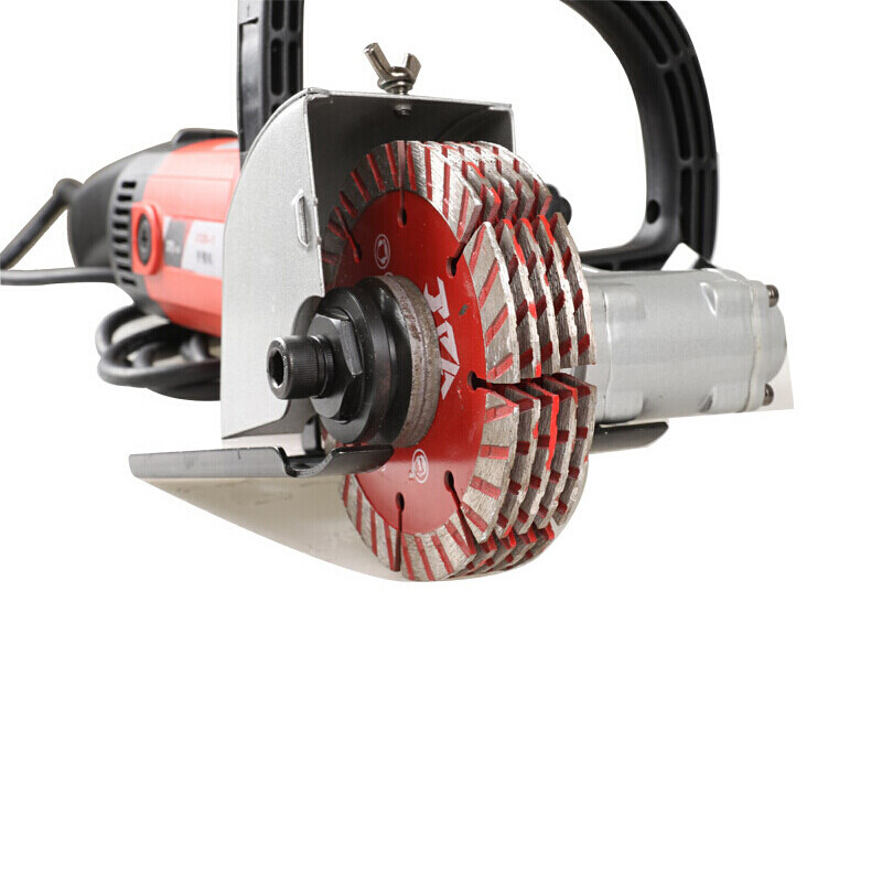 墙面开槽机混凝土墙壁切割机水电工程改装线槽机