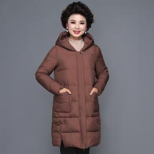 迪鲁奥(DILUAO)高端品质反季妈妈秋冬装外套中长款40岁50大码袄中老年女装