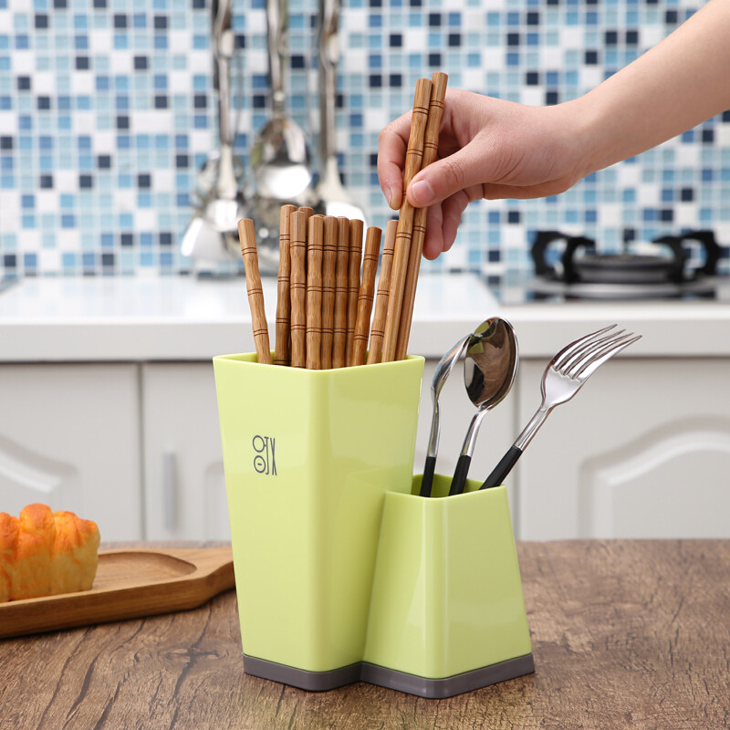 简约塑料筷子笼筷子筒防霉沥水筷笼家用厨房筷子勺子收纳架日本c