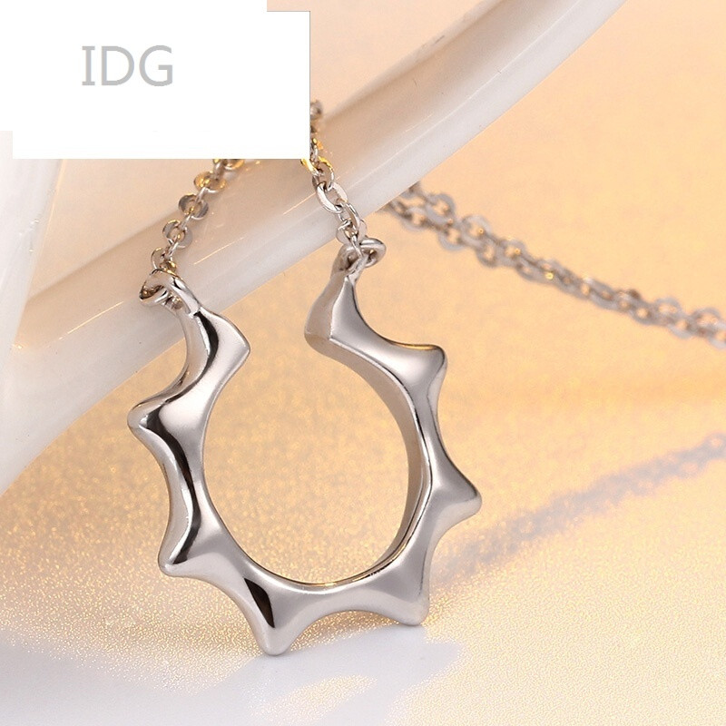idg主君的太阳项链同款银锁骨链女韩版时尚学生简约短款百搭吊坠首饰