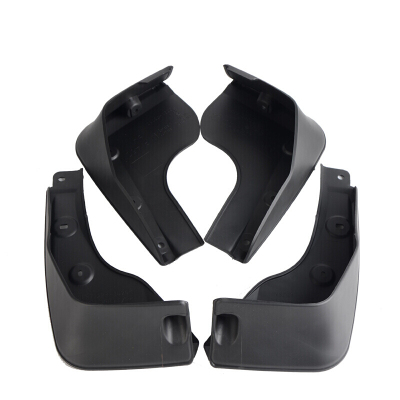 汽车挡泥板软质挡泥皮专用改装挡泥板车轮挡板黑色一套