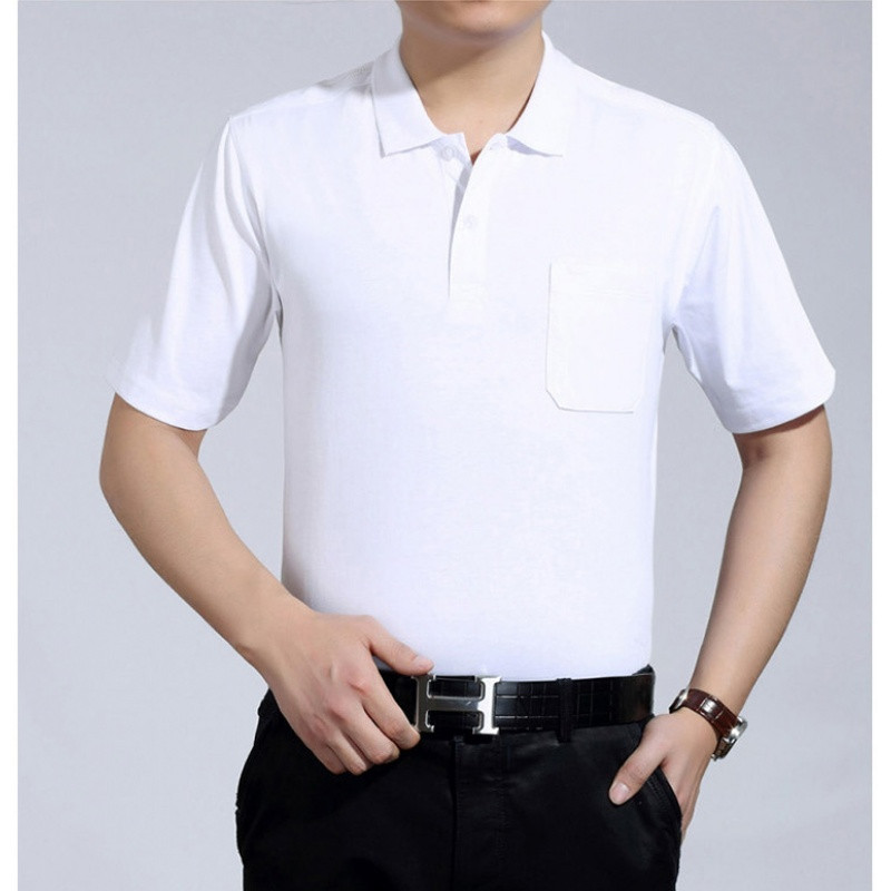 新款中老年男装夏装40-60-70-80岁爸爸爷爷翻