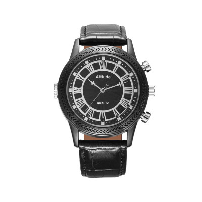 柏族 C6微型摄像智能手表 安防监控设备取证 隐形录音拍照相机 夜视不亮灯摄像头 男女通用监视手表 32g内存