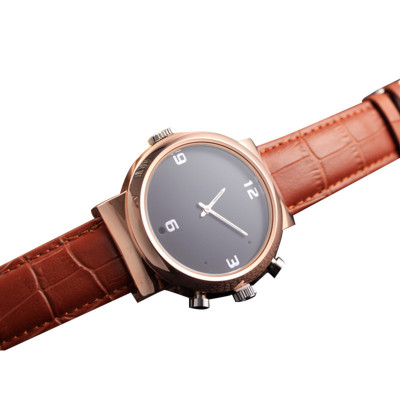 柏族 高清运动DV相机无线摄像手表微型摄像机迷你多功能会议执法取证录音录像手表智能录像隐形超小摄像头 64g内存卡