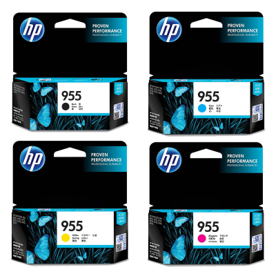 惠普(HP)L0S60AA 955 黑色彩色墨盒套装(适用OfficeJet Pro 8210 8216 8710)