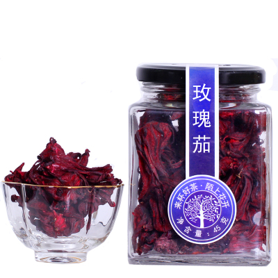 买1送1陌上花开玫瑰茄洛神花茶干洛神花果茶玫瑰花草茶共90g