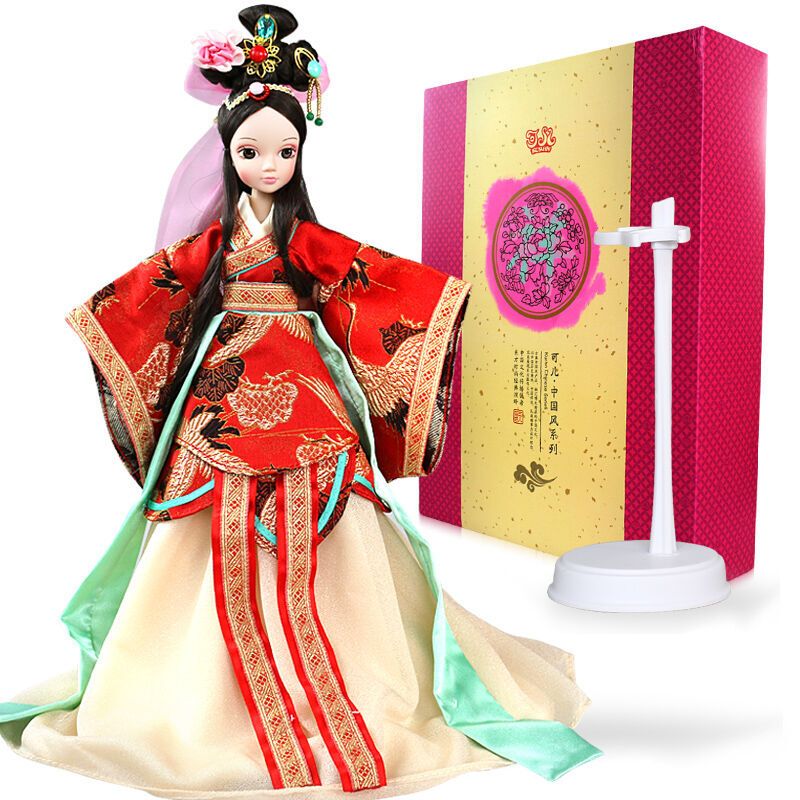 可儿娃娃四季仙子古装衣服换装套装时尚派对衣服关节体芭比娃娃女孩