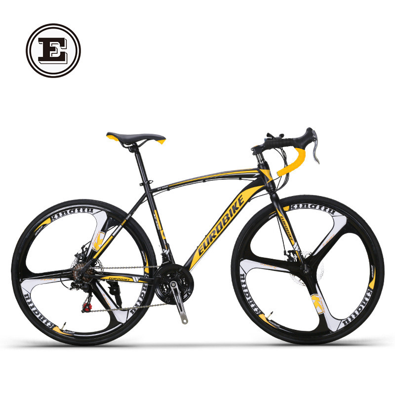 欧拜克21速镁合金三刀轮公路自行车碟刹弯把公路车整车