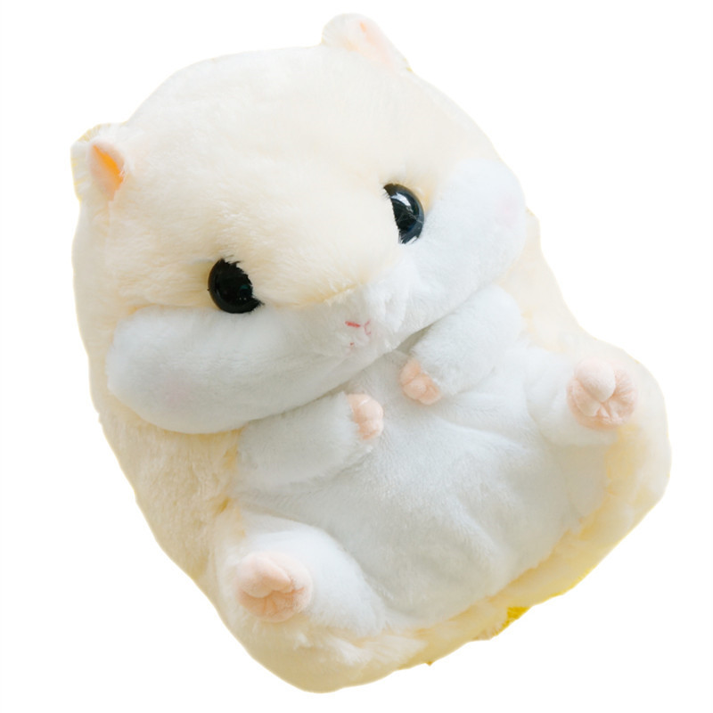 可爱胖仓鼠公仔毛绒玩具可插手暖手抱枕空调被毯子女友情人节礼物