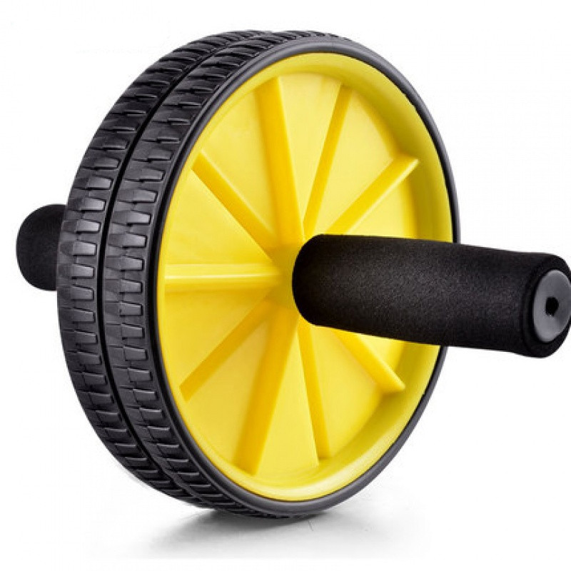 健腹轮腹肌轮腹部收腹轮健身器材家用锻炼练腹肌滚轮键推轮滑轮男