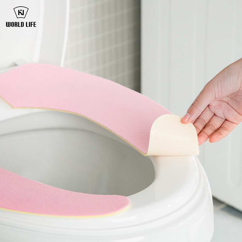和匠通用马桶垫坐垫圈防水家用坐便套马桶套粘贴式马桶贴