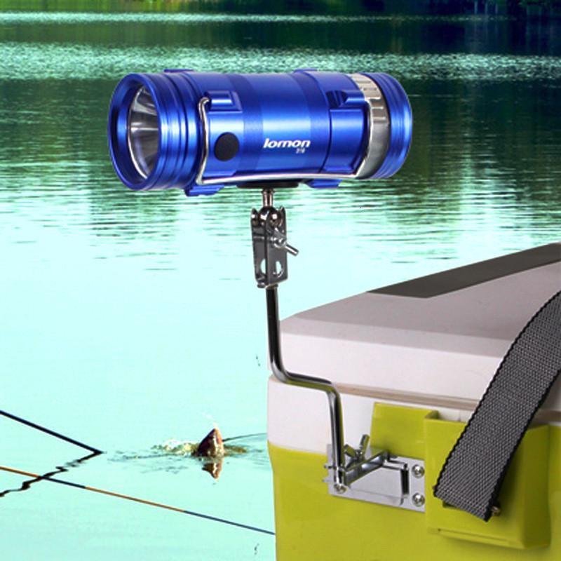 运动户外固定灯架 不锈钢钓箱万向灯架