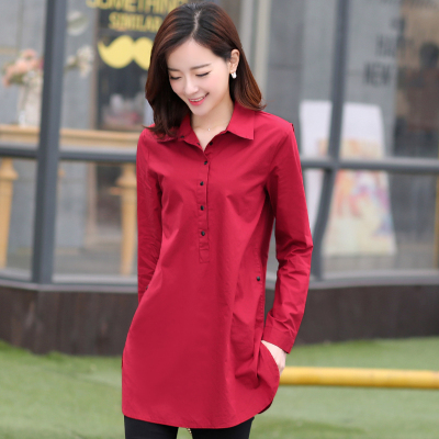 新款式加肥加大码女秋冬装2021新款200斤新款宽松衬衣加绒衬衫胖mm上衣-定制款
