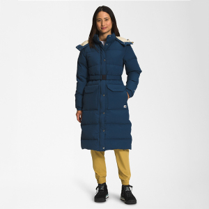 北面The North Face女士羽绒服Sierra Long系列600填充 防水防风 舒适保暖 长款派克大衣