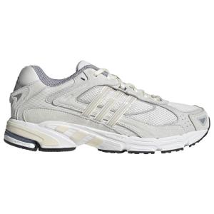 阿迪达斯Response CL男士跑步运动鞋白灰色纺织鞋面与麂皮覆盖抗冲击日常四季百搭户外鞋