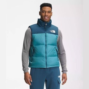 北面(The North Face)男士1996 Retro Nuptse Vest 700填充鹅绒 冬季保暖羽绒马甲男