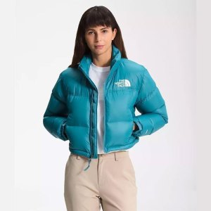 北面(The North Face)女士Nuptse 700鹅绒 轻便保暖透气舒适短款羽绒服女士 显腿长 户外羽绒衣女