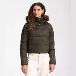 北面(The North Face)女士 Dealio系列 550填充鹅绒 轻便舒适保暖 短款 连帽羽绒夹克 羽绒服女