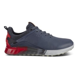 爱步(ECCO男鞋 S-THREE SPIKELESS GOLF系列 GORE-TEX防水 舒适稳定 运动休闲高尔夫鞋男