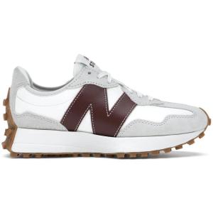 [官方正品]新百伦New Balance 327系列 女士运动时尚潮流休闲跑步鞋 白色/酒红色 WS327SG