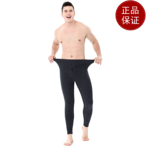 免费试穿 春秋装全托护腰加厚羊绒裤男女加绒高腰保暖裤线裤中老年人毛线裤打底裤2024新款保暖裤男大码内穿毛裤加绒裤男裤