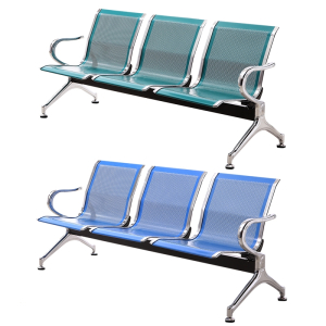 古达三人位排椅机场不锈钢长椅子医院等候诊椅公共联排休息座椅输液椅