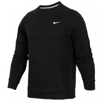 Nike耐克男上装 2019春季新款运动休闲舒适耐磨圆领套头衫卫衣黑色916609-010 D