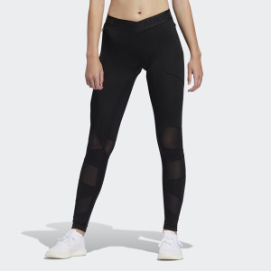Adidas阿迪达斯女裤新款综合训练健身舒适透气快干紧身裤运动长裤EA3299 D