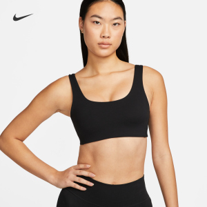 Nike/耐克训练健身弹力紧身速干透气女装运动胸衣FB3240-010 Z