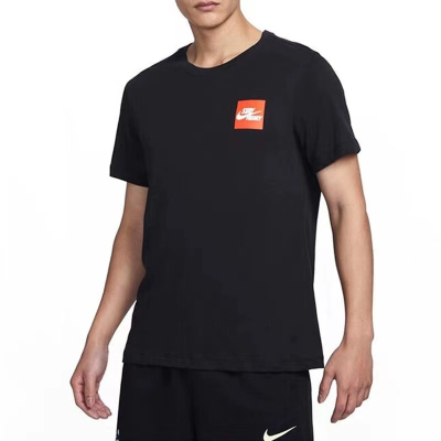 Nike/耐克短袖T恤运动休闲舒适透气针织圆领男装FD0077-010 Z