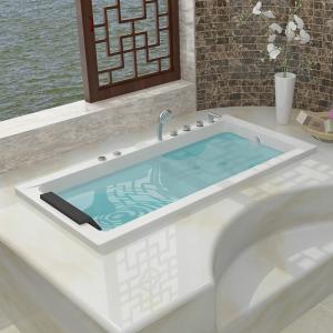 浴缸亚克力嵌入式家用情侣浴盆冲浪按摩浴池1.5m1.7米波迷娜BOMINA